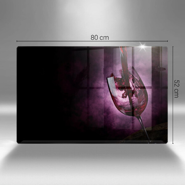 Worktop saver A glass of wine