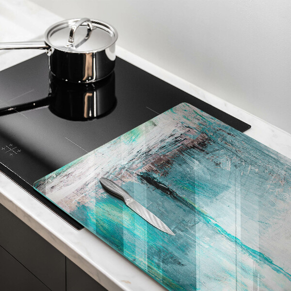 Induction hob protector Background paint abstraction
