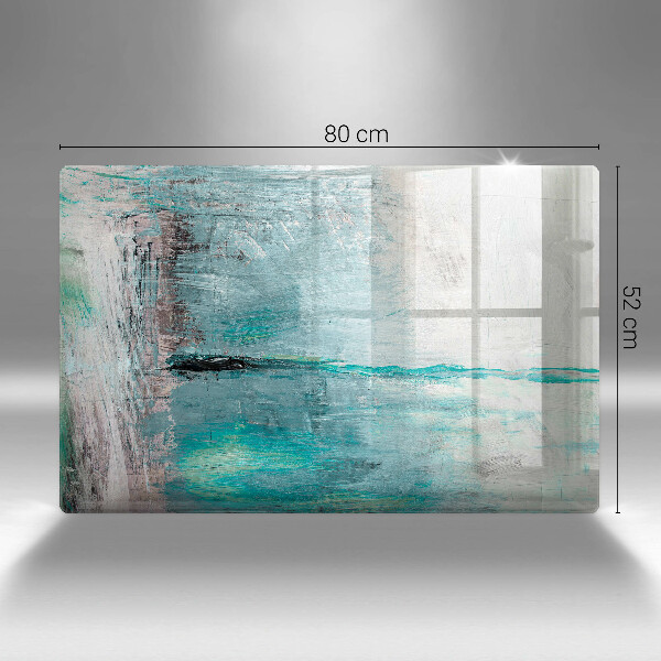 Induction hob protector Background paint abstraction