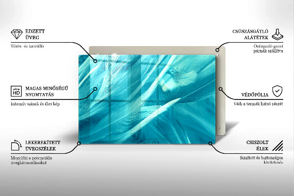 Worktop saver Delicate feathers