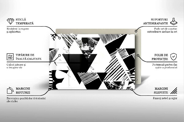 Worktop saver Geometric triangles
