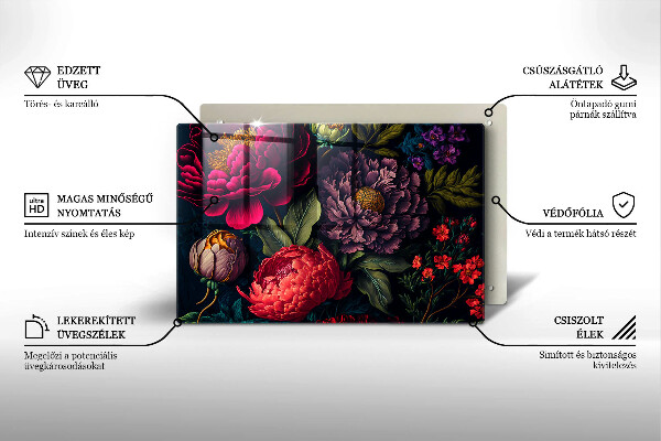 Worktop saver Beautiful flowers