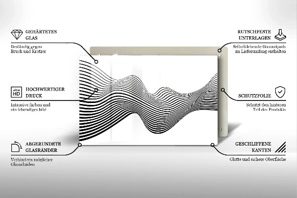 Induction hob protector Linear abstraction