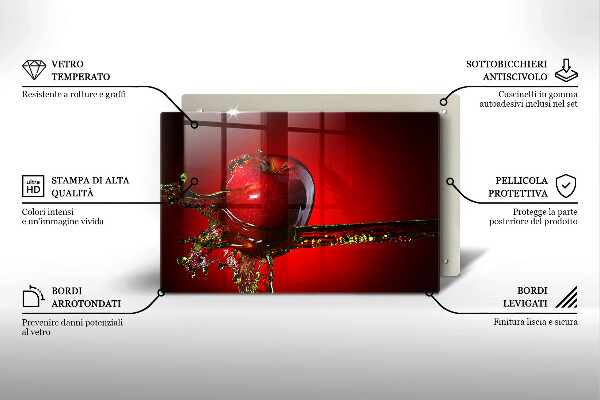 Worktop saver Apple fruit in water