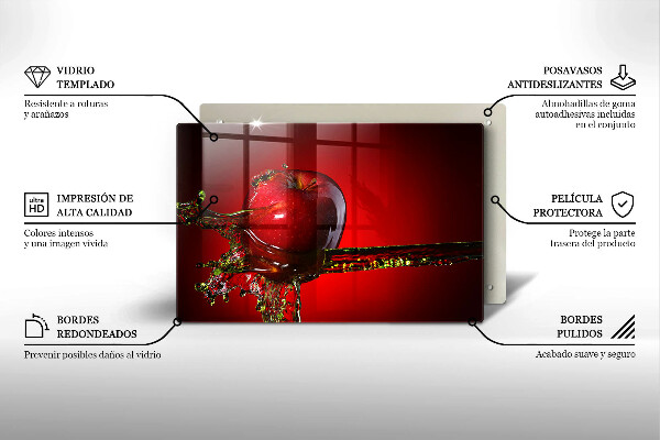 Worktop saver Apple fruit in water