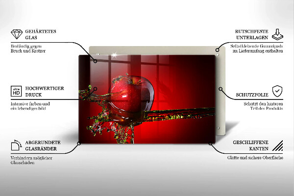 Worktop saver Apple fruit in water