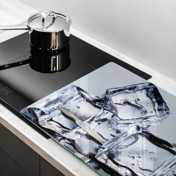 Induction hob cover Ice cubes