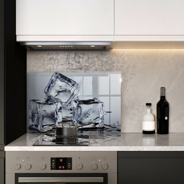 Induction hob cover Ice cubes