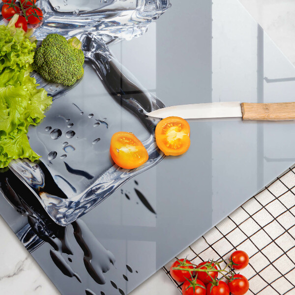 Induction hob cover Ice cubes