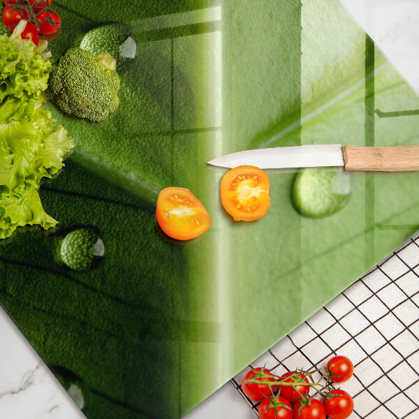 Induction hob cover Nature Rosa and Leaf