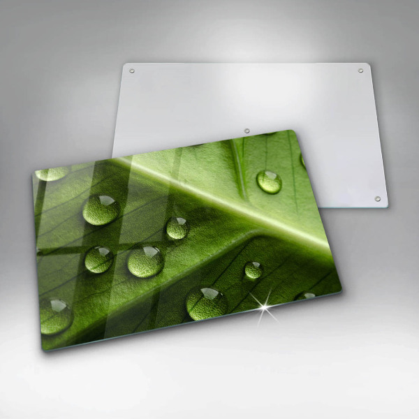 Induction hob cover Nature Rosa and Leaf
