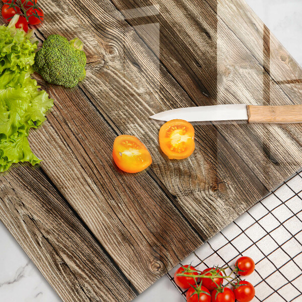 Induction hob cover Wood texture boards