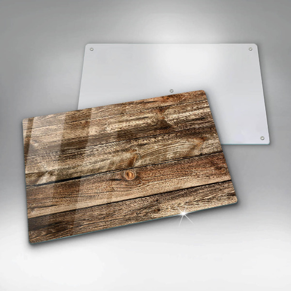 Induction hob cover Wood texture boards