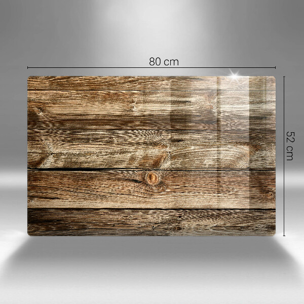 Induction hob cover Wood texture boards