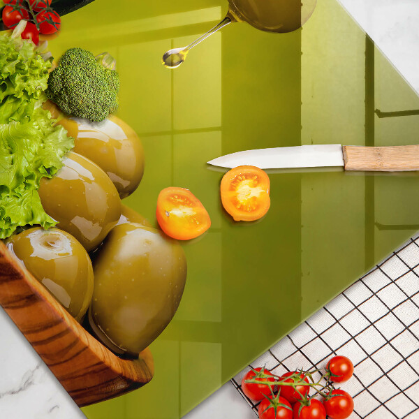 Induction hob cover Tasty olives
