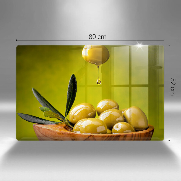 Induction hob cover Tasty olives