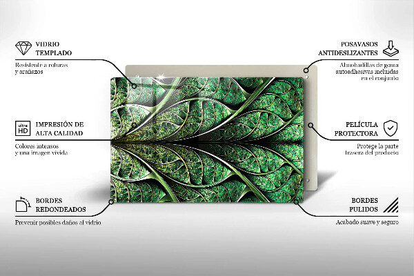 Worktop saver Vein leaf structure