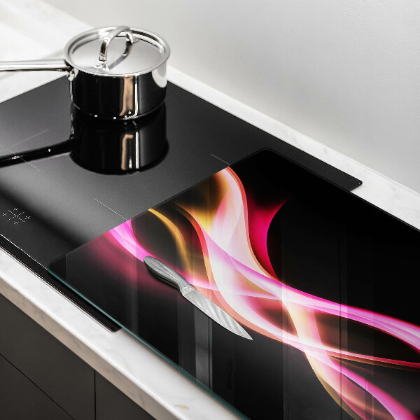 Worktop saver Neon Smoke abstraction