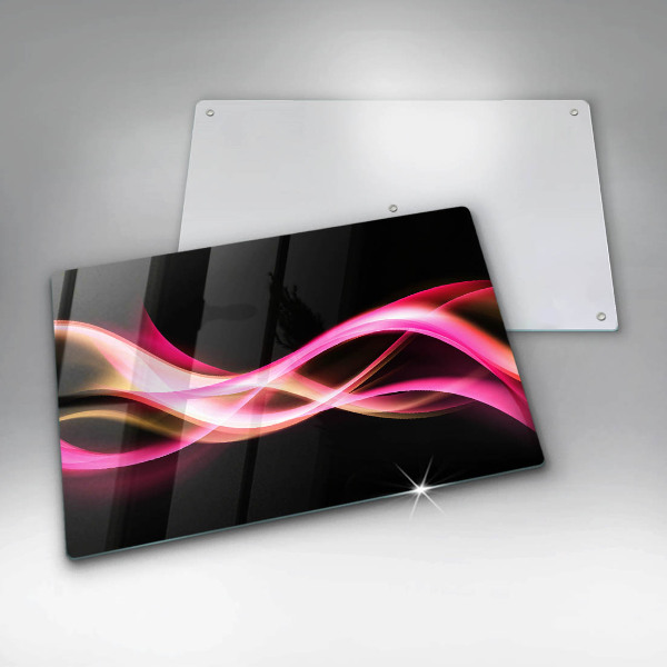 Worktop saver Neon Smoke abstraction