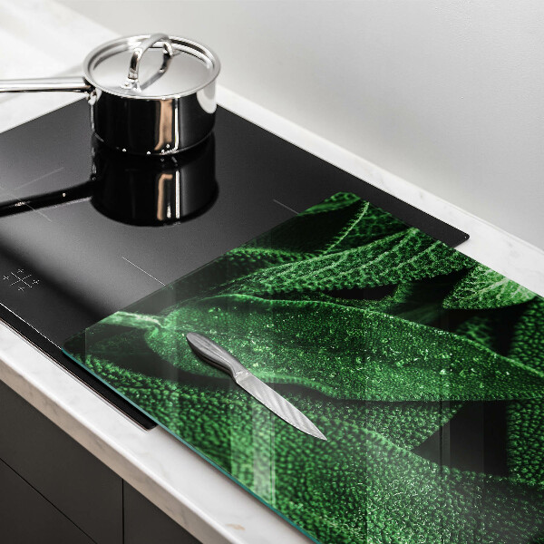 Induction hob protector Plant leaves