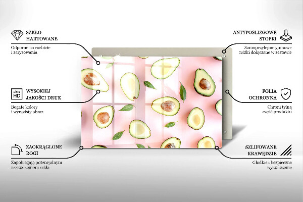 Worktop saver Avocado pattern