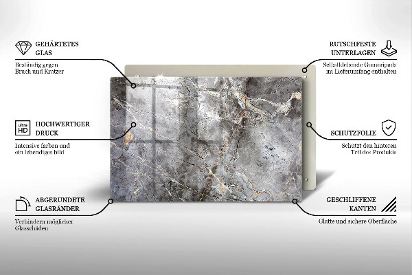 Worktop saver Stone texture