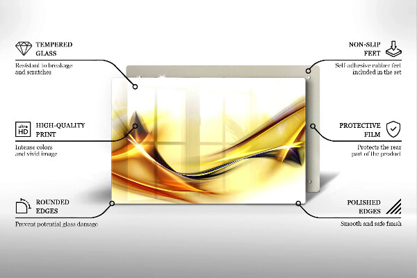 Worktop saver Abstraction light lines