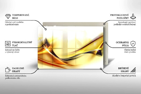 Worktop saver Abstraction light lines
