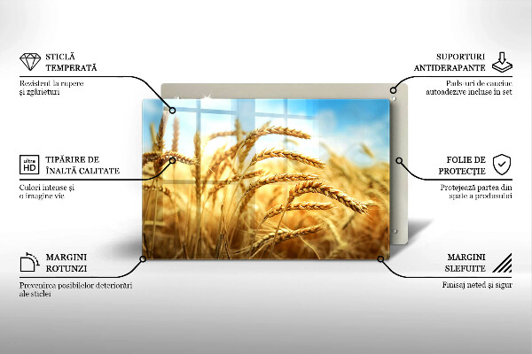 Induction hob protector Cereals in the field