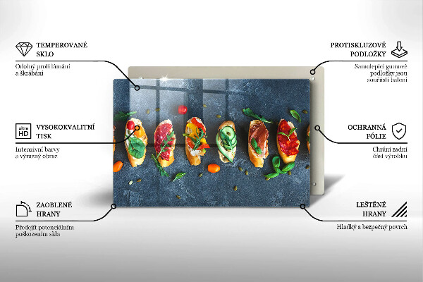 Induction hob protector Colorful Sandwiches