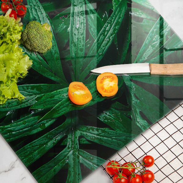 Induction hob protector Plants leaves