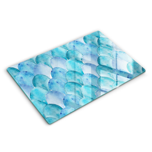 Induction hob protector Watercolor scales