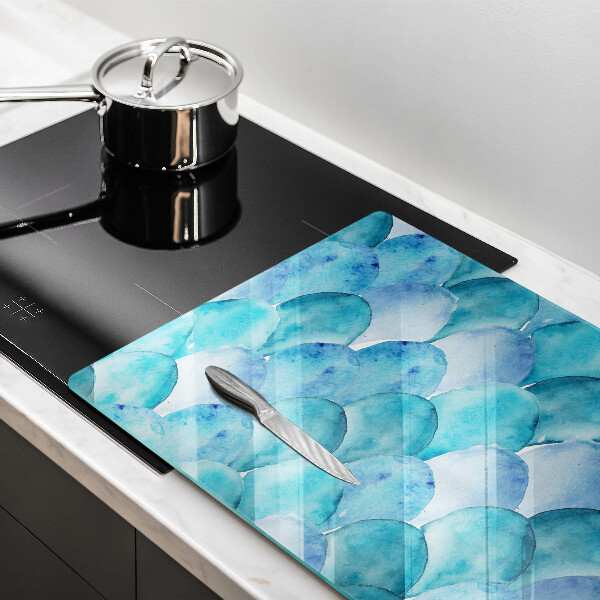 Induction hob protector Watercolor scales