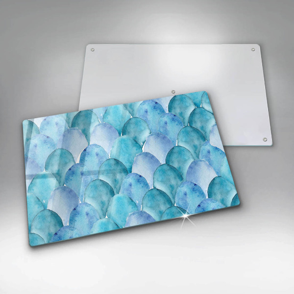 Induction hob protector Watercolor scales