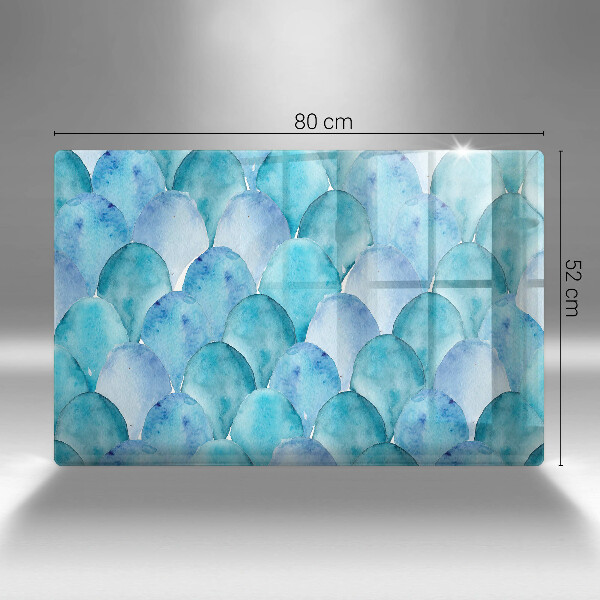 Induction hob protector Watercolor scales