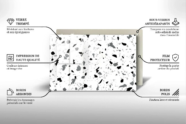 Worktop saver Decorative stone gres