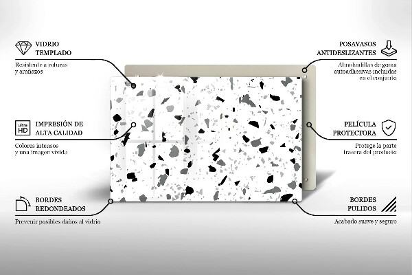 Worktop saver Decorative stone gres