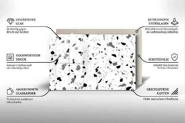 Worktop saver Decorative stone gres