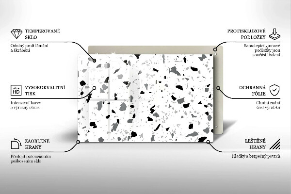 Worktop saver Decorative stone gres