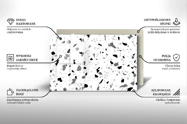 Worktop saver Decorative stone gres