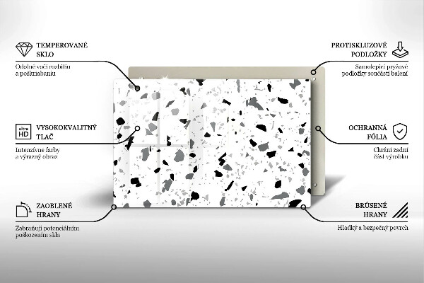 Worktop saver Decorative stone gres