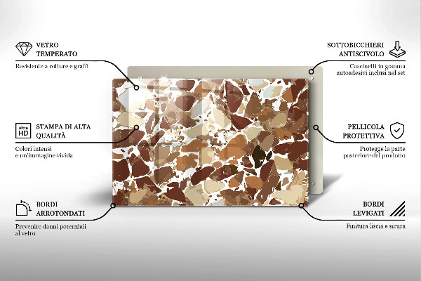 Worktop saver Decorative stone stains