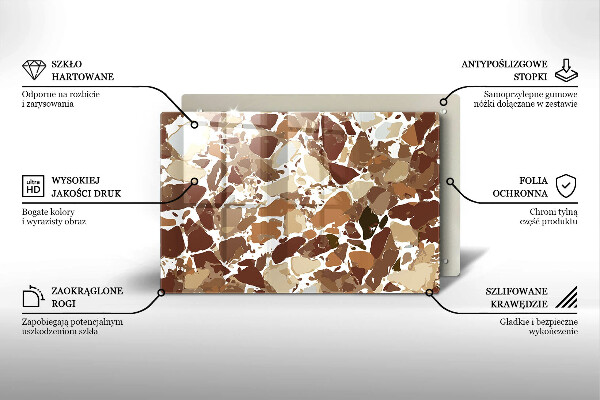 Worktop saver Decorative stone stains