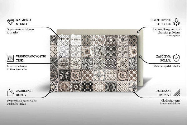 Worktop saver Decorative tiles