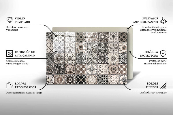 Worktop saver Decorative tiles