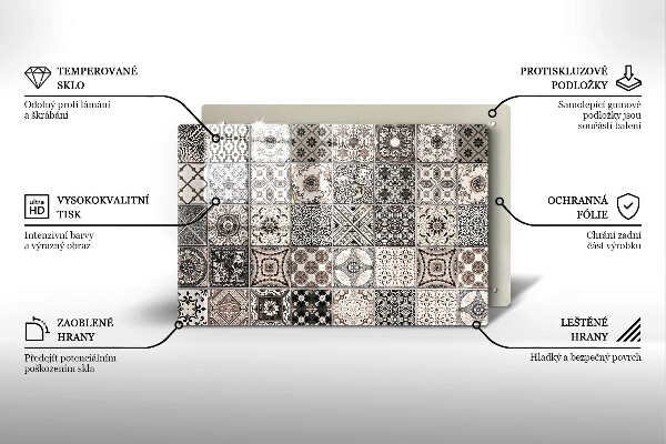 Worktop saver Decorative tiles