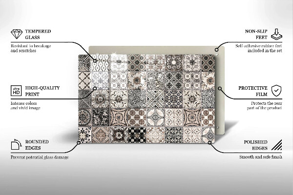 Worktop saver Decorative tiles