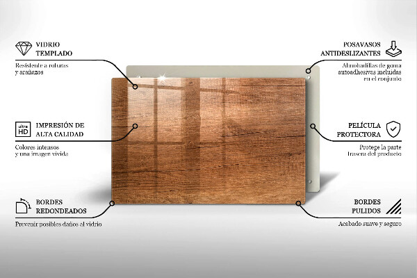Worktop saver Wood texture