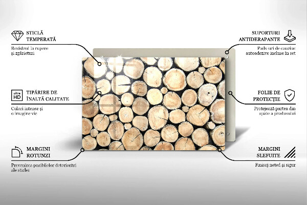 Worktop saver Wood trunks of the tree