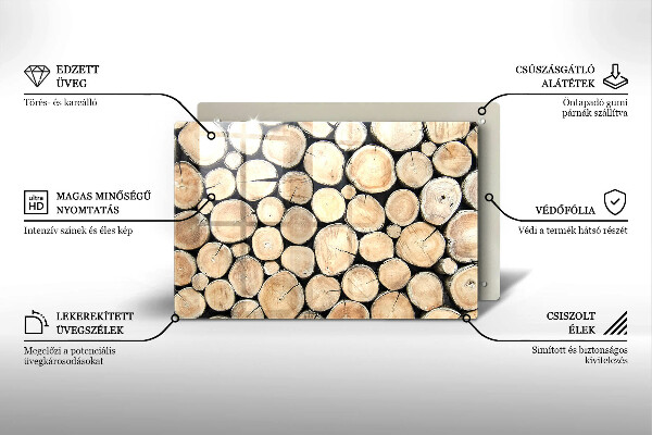 Worktop saver Wood trunks of the tree